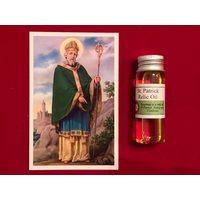 Saint Patrick Devotional Relic Holy Oil Pack | Berührt Mit Einem Relikt Von Patrick von DNJC