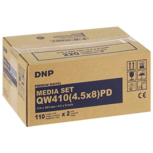 DNP QW 410 Media Kit 11x20 cm PD 2X 110 Blatt von DNP
