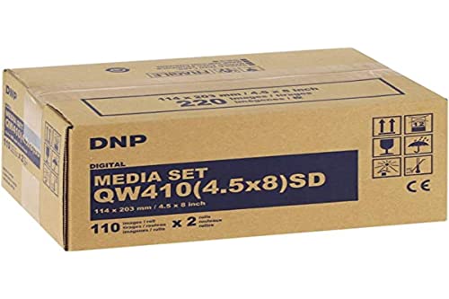 DNP QW 410 Media Kit 11x20cm SD 2x 110 Sheets Marke DNP von DNP