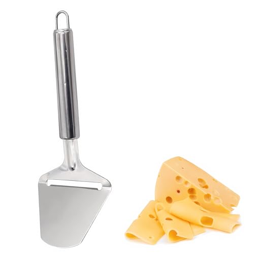 Käsehobel mit rostfreier Stahlklinge, Edelstahl Käseschneider, Käseschneider für Hart- und Schnittkäse Cheese Slicer Käseschaber Für Schneiden von Käse, Gemüse, Kartoffeln von DNSHAN