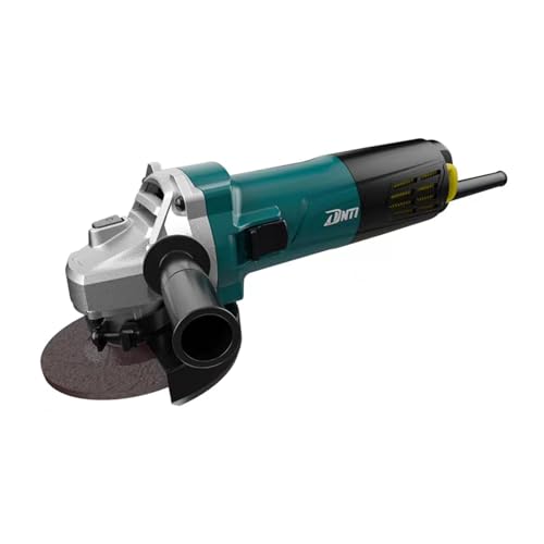 DNTI- Winkelschleifer 115mm Leerlaufdrehzahl 11000r/min Angle Grinder Scheibenschutz Metallgetriebekopf Wiederanlaufschutz Angle Grinder für Polieren Schleifenund Schneiden 53120 (53120-115mm) von DNTI
