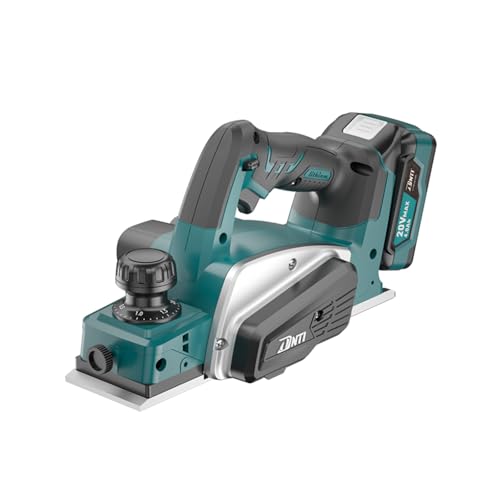 DNTI Professional Akku-Hobel 20 V Brushless 82 mm Hobelbreite bis 2 mm Spantiefe Akku-Randhobel bürstenloser Elektrohobel 15000 U/min, Ideal für Holzarbeiten Möbel und DIY-Projekte 1 * 4.0AH Batterie DNTI Professional Akku-Hobel 20 V Brushless 82 mm Hobelbreite bis 2 mm Spantiefe Akku-Randhobel bürstenloser Elektrohobel 15000 U/min, Ideal für Holzarbeiten Möbel und DIY-Projekte 1 * 4.0AH Batterie von DNTI
