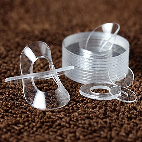 Lfang- Flache Unterlegscheiben PVC Waschmaschinen M2 M2.5 M3 M4 M5 M6 M8 M10 M12 Weiche harte Kunststoffdichtung transparente Isolierung flach auf Schrauben, 10 0 STÜCKE, Reduzieren Sie die Reibung(So von DNVGJUP