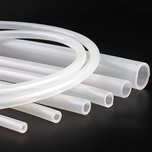 Lfang-Lebensmitteltaugliche Schläuche 1M Food Grad Klar Transparenter Silikonschlauch 1 2 3 4 5 6 7 8 9 10 11 12 14 16 18 25 32 50mm O.d. Flexibles Silikonrohr, Druck- und explosionsgeschützt(7x9mm) von DNVGJUP