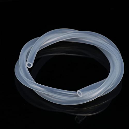 Lfang-Lebensmitteltaugliche Schläuche 1m Food Grade Clear Transparent Silikonkautschukschlauch ID 0,5 0,8 1 1,6 2 2.4 3 3.2 4 4,8 6,4 7,9 9.6 12,7 19 25,4 mm flexibel, Druck- und explosionsgeschützt(I von DNVGJUP