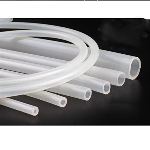 Lfang-Lebensmitteltaugliche Schläuche Länge 1m. I. 20-50. Mm Lebensmittelqualität transparenter Kieselgelschlauch Hitzebeständiger Aquarium flexible Silikonschlauchschlauchrohrpumpe Weiche Rohr, Druck von DNVGJUP