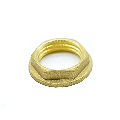 Lfang-Messing Schlauchtülle 1/2 "BSP weibliche Messing-Hex-Kopfmutter mit Waschmaschine Spacer-Rohrfitting, gute Verschleißfestigkeit von DNVGJUP