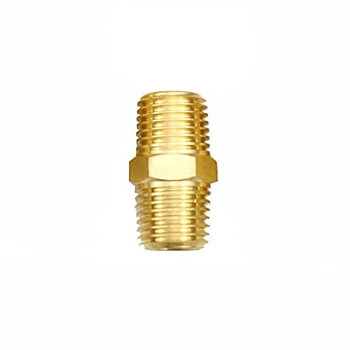 Lfang-Messing Schlauchtülle 1/8 "1/4" 3/8 "1/2" NPT BSPT SEX Nippel Euqal Reduer Messing Rohr Anschlussanschluss Adapter Wassergasöl, gute Verschleißfestigkeit(NO8) von DNVGJUP