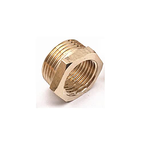 Lfang-Messing Schlauchtülle Kupfer m/f, g1 ", 1/4", 1/2 "M14 * 1,5, dn20, männlich x weibliche Gewindeblech Messingkupplung Adapter Messing-Rohrfitting, gute Verschleißfestigkeit(DN15 to DN20 15mm) von DNVGJUP