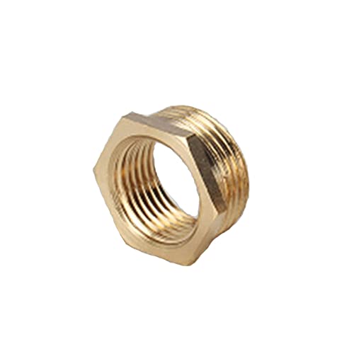 Lfang-Messing Schlauchtülle Messing-Sechskantbuchse-Reducer-Rohrfitting 1/8 1/4 3/8 1/2 3/4 F bis M-Gewinde-Reduktion von Kupfer-Wassergas-Adapter-Koppler-Anschluss, gute Verschleißfestigkeit(1I4 3I8) Lfang-Messing Schlauchtülle Messing-Sechskantbuchse-Reducer-Rohrfitting 1/8 1/4 3/8 1/2 3/4 F bis M-Gewinde-Reduktion von Kupfer-Wassergas-Adapter-Koppler-Anschluss, gute Verschleißfestigkeit(1I4 3I8) von DNVGJUP