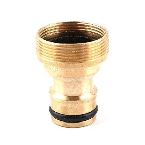 Lfang-Messing Schlauchtülle Tap Küchenadapter Messing-Wasserhahn-Tap-Stecker-Mischerschlauch-Adapter-Becken-Montage Gartenbewässerungswerkzeuge, gute Verschleißfestigkeit(Gold) von DNVGJUP