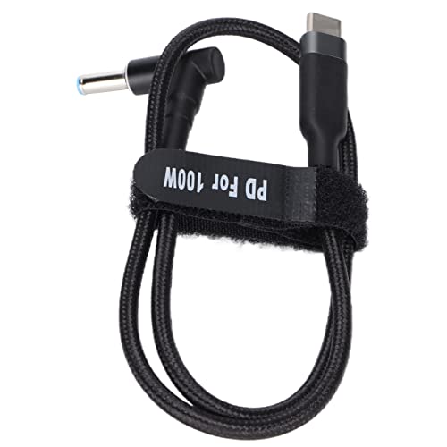 DOACT JORINDO Laptop-Ladekabel mit 20 V/5 A, 100 W Schnellladung, Biegefest, Praktische Aufbewahrung, Geeignet für Laptops der 14-Serie und Pavilion 15-Serie (JD0603 (0,5 m)) von DOACT