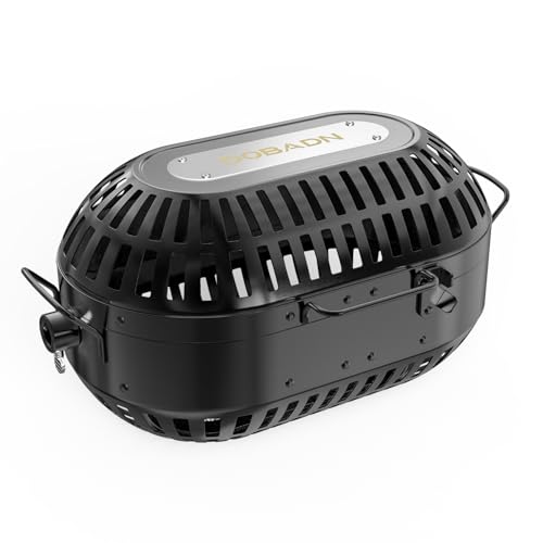 DOBADN Drehspieß-Korb für Drehspieße, Universal Rund Grillkorb Grillrondell für Holzkohlegrill und Kamado, Schwarz DOBADN Drehspieß-Korb für Drehspieße, Universal Rund Grillkorb Grillrondell für Holzkohlegrill und Kamado, Schwarz von DOBADN