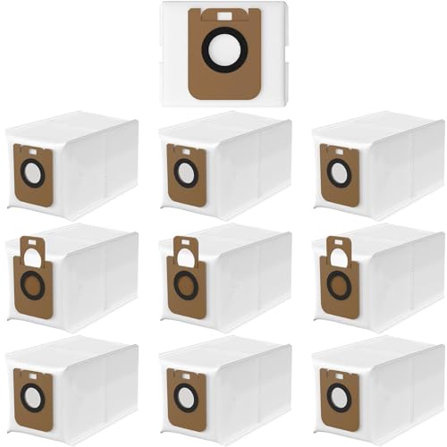 DOBIGER 10 Pezzi Sacchetti per Aspirapolvere Compatibile con Dreame D10s Plus/Dreame D10 Plus Robot Aspirapolvere Stazione Base von DOBIGER