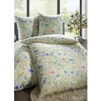 Beidseitig bedruckte Bettwäsche-Garnitur mit Reißverschluss von DOBNIG