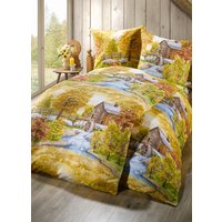 Beidseitig bedruckte Bettwäsche-Garnitur von Dobnig von DOBNIG