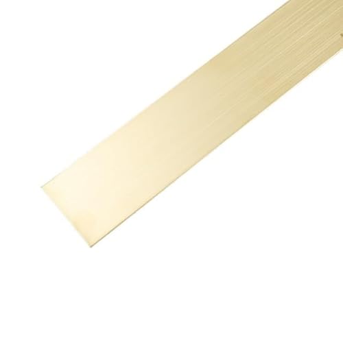 Zierleisten Selbstklebend Edelstahl 5M/Rolle Edelstahl Flache Dekorative Linien Wandaufkleber Silber Titan Gold Hintergrund Wand Decke Randstreifen Selbstklebend(2cm gold,10m(2 roll)) von DOBRVVGT