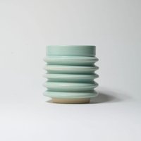 Heatsink Shot - 2 Unzen Seafoam Moderne Keramik Schnapsglas Espressotasse Dobandwheel von DOBandWHEEL