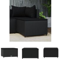 Doc&et² - The Living Store Gartenhocker mit Kissen Schwarz Poly Rattan - Gartenhocker - Schwarz Doc&et² - The Living Store Gartenhocker mit Kissen Schwarz Poly Rattan - Gartenhocker - Schwarz von DOC&ET²