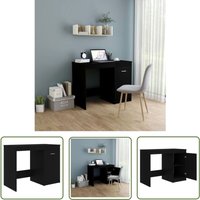 Doc&et² - The Living Store Schreibtisch Schwarz 100x50x76 cm Holzwerkstoff - Schwarzer Schreibtisch - Schreibtisch Aus Holzwerkstoff - Moderner Doc&et² - The Living Store Schreibtisch Schwarz 100x50x76 cm Holzwerkstoff - Schwarzer Schreibtisch - Schreibtisch Aus Holzwerkstoff - Moderner von DOC&ET²