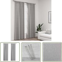Doc&et² - The Living Store Verdunkelungsvorhänge Haken Leinenoptik 2 Stk. Grau 140x245 cm - Verdunkelungsvorhänge - Leinenoptik - Vorhänge Grau Doc&et² - The Living Store Verdunkelungsvorhänge Haken Leinenoptik 2 Stk. Grau 140x245 cm - Verdunkelungsvorhänge - Leinenoptik - Vorhänge Grau von DOC&ET²