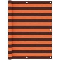 Maison Exclusive Balkon-Sichtschutz Orange und Braun 120x400 cm von DOC&ET²