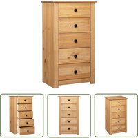 Doc&et² - The Living Store Sideboard 46x40x89 cm Kiefernholz Panama - Sideboard - Kiefernholz Sideboard - Holzmöbel - Wohnwand - tv Stand von DOC&ET²