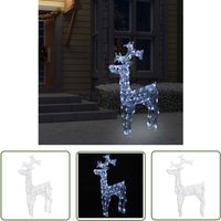 The Living Store Weihnachtsdeko Rentier 90 LEDs 60x16x100 cm Acryl - Weihnachtliche Deko - Lichterkette - Outdoor Dekoration - Winterdeko The Living Store Weihnachtsdeko Rentier 90 LEDs 60x16x100 cm Acryl - Weihnachtliche Deko - Lichterkette - Outdoor Dekoration - Winterdeko von DOC&ET²