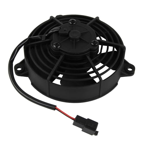 DOCAS 5 Zoll 12V 50W Universal Motorrad Kühlerlüfter Kühlgebläse,12V Kuehler Kuehlluefter für Pit Dirt Bike Motocross ATV UTV Quad Go Kart Buggy von DOCAS