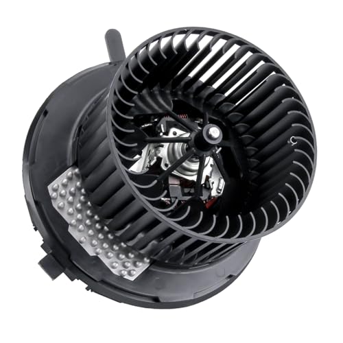 DOCAS Heizungsgebläse Gebläsemotor,Innenraumgebläse Gebläsemotor + Regler 1K1820015 1K1820015A kompatibel für Audi A3 8P Q3 Seat Skoda VW Golf 5 6 PASSAT 3C2 3C5 von DOCAS