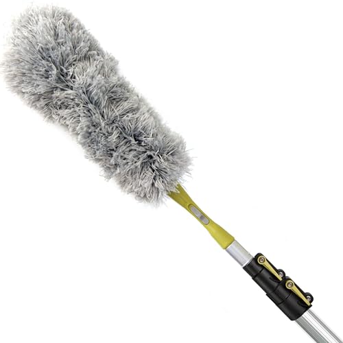 DocaPole - Verlängerungsstange und waschbarer Mikrofaser-Staubwedel - Set mit Teleskopstange für hohe Reichweite bei hohen Decken und Oberflächen - 3,5 m von DOCAZOO