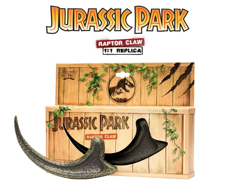 DOCTOR COLLECTOR Dekofigur Jurassic Park Replik 1/1 Velociraptor Kralle (1 St), Replik 1/1 von DOCTOR COLLECTOR