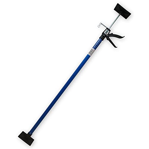Montagestütze von 115-290cm stufenlos einstellbar | 30 Kg Tragkraft | Teleskop-Deckenstütze | Einhandstütze | Türspanner | Dritte Hand | Farbe: blau (2) von Doctor San - Sanierungstechnik