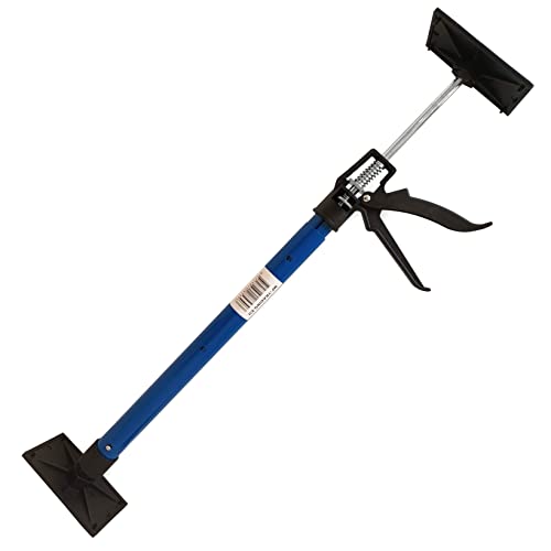 Montagestütze von 56-117cm stufenlos einstellbar | 30 Kg Tragkraft | Teleskop-Deckenstütze | Einhandstütze | Türspanner | Dritte Hand | Farbe: BLAU (1) von DOCTOR-SAN