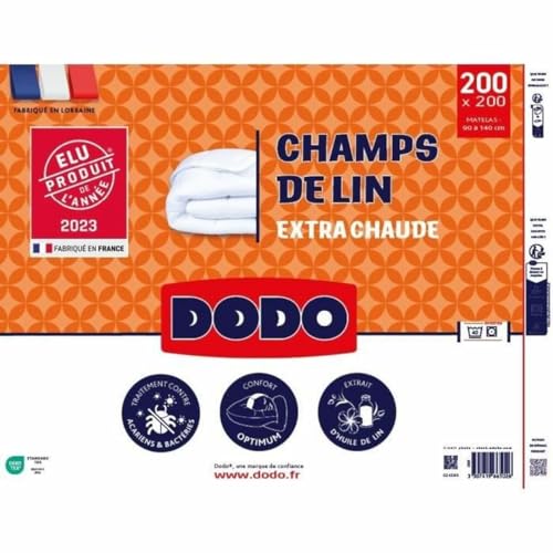 DODO Bettwäsche Champs de Lin weiß 450 g/m² 200 x 200 cm von Dodo