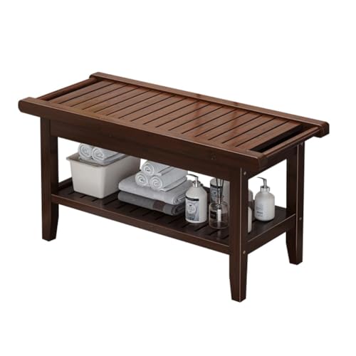 DODOBD Badezimmer Bank Sitzbank Badezimmer Badhocker Holz Duschbank Bad Sitzbank Saunabank Hocker Badezimmer,Extra Ablagefläche Griffe,Leicht rutschfest,60/80cm DODOBD Badezimmer Bank Sitzbank Badezimmer Badhocker Holz Duschbank Bad Sitzbank Saunabank Hocker Badezimmer,Extra Ablagefläche Griffe,Leicht rutschfest,60/80cm von DODOBD