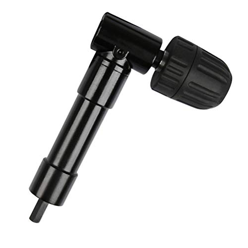 DODUOS Winkelbohr Winkelbohrer Vorsatz mit 0.8-10 mm Schnellspann 90 Grad Bohrfutter Bohrer Befestigungsadapter mit Bend Extension aus Werkzeugstahl Elektrisches Bohrwerkzeug von DODUOS