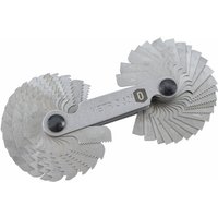 Gewindeschablone aus Stahl ausklappbar mit Fixierschraube 52 Blatt von DÖNGES