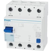 09124901 DFS4 025-4/0,03-A 4polig 25/0,03A Fehlerstrom-Schutzschalter a 4polig 25 a 0.03 a - Doepke von DOEPKE
