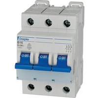 Doepke - 09916113 DLS6I B16A 3polig 10KA Leitungsschutzschalter 3polig 16 a 230 v, 400 v von DOEPKE