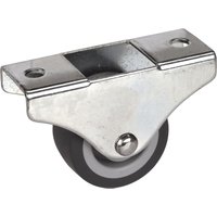 Dörner+helmer - Parkett Bockrolle (Transportrolle) Rad ø 38 mm Tragkraft 45 kg verzinkt grau von DÖRNER + HELMER
