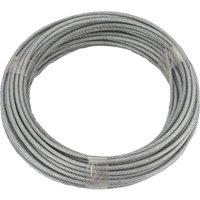 Ruck-Zuck Stahlseil mit PVC-Mantel Seil ø 3/4 mmx20 m für Haltezwecke EN12385 von DÖRNER + HELMER