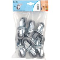 Dörner+helmer - 450130 Lenkrolle Rad-Durchmesser: 36 mm Tragfähigkeit (max.): 35 kg 12 St. von DÖRNER + HELMER