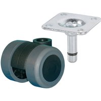 dörner + helmer 761340 761340 Doppelrollen Rad-Durchmesser: 35 mm Tragfähigkeit (max.): 70 kg 1 St. von DÖRNER + HELMER