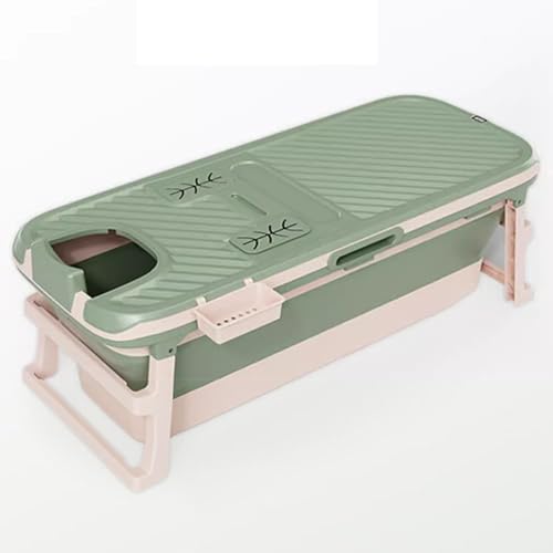Tragbare Badewanne, zusammenklappbare Badewanne für Erwachsene, ergonomisch gestaltet für das entspannende Bad, ideal für kleine Räume (One Color Small) von DOFFO