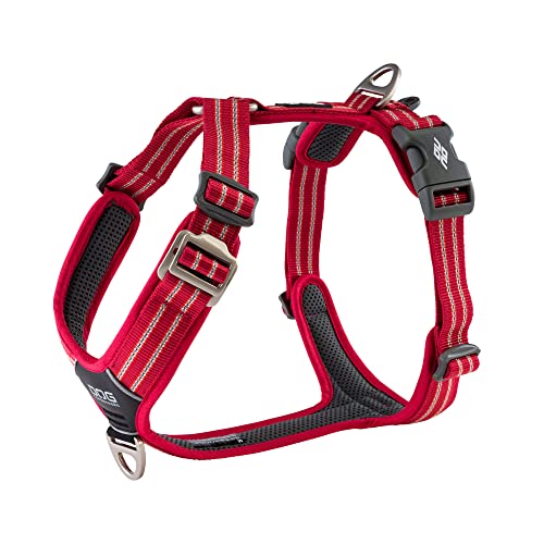 DOG Copenhagen Hundegeschirr - Comfort Walk Air Version 2 - Brustgeschirre für Hunde, Classic Red, XL von DOG Copenhagen