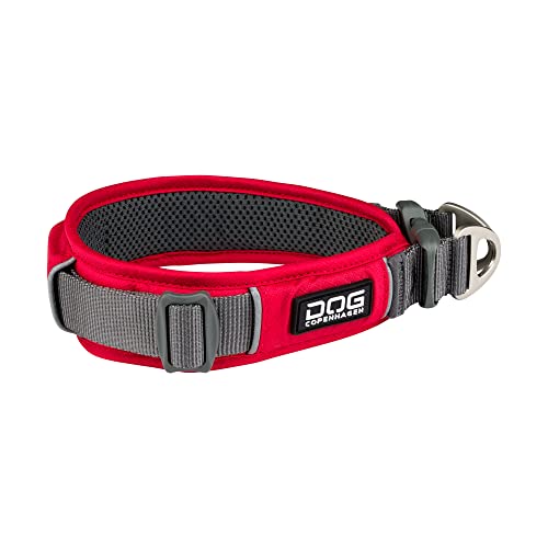 DOG Copenhagen Hundehalsband V2 Urban Explorer Collar Classic Red Größe L/XL von DOG Copenhagen