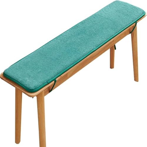 DOGACA 3cm Dicke Bankauflage Outdoor Wasserdicht, Sitzkissen Bank Mit Reißverschluss Abnehmbarem, rutschfeste Bankkissen Sitzpolster Outdoor Bank, Sitzauflage Gartenbank Auflag(10,40x150cm/16x59in) von DOGACA