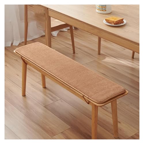 DOGACA Stuhlkissen mit Bindegurten Bankauflage Bankkissen Unterseite Waschbar Sitzauflag for Fensterbank Gartenbank Schaukel Terrasse Esstisch Outdoor Drinnen(1,40x120cm/16x47in) von DOGACA