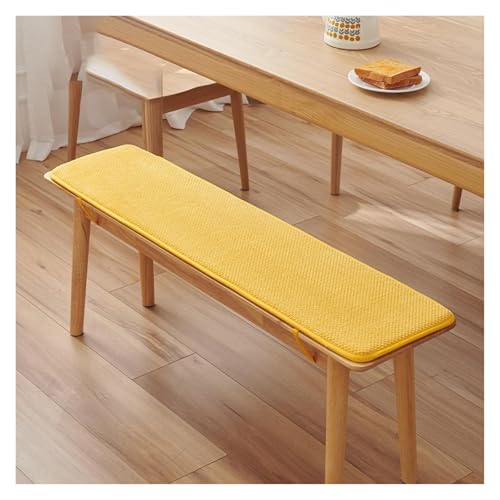 DOGACA Stuhlkissen mit Bindegurten Bankauflage Bankkissen Unterseite Waschbar Sitzauflag for Fensterbank Gartenbank Schaukel Terrasse Esstisch Outdoor Drinnen(10,30x120cm/12x47in) von DOGACA